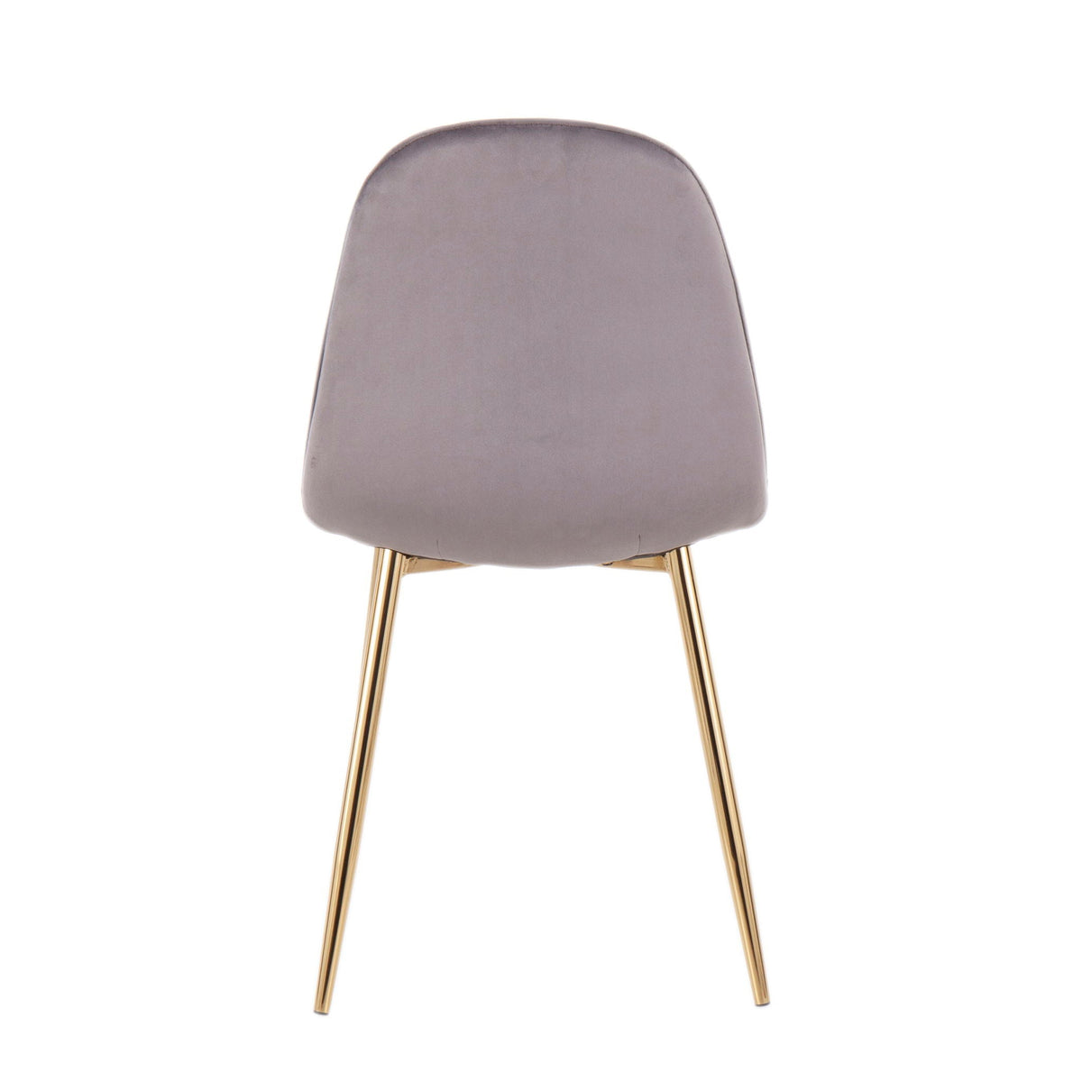 Pebble Contemporary upholstered chair taupe with gold metal legs HouseOfZazla on Tampa Home & Garden Store
