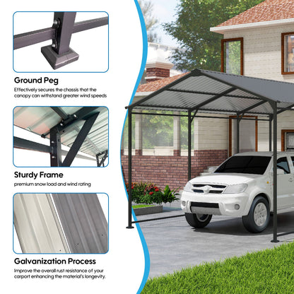 Heavy Duty Carport and Galvanized Steel Roof