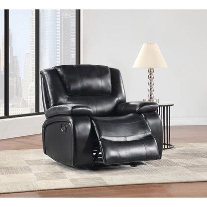 Elodie Plush Glider Recliner and Cushions