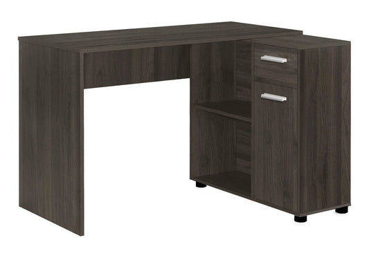 Corner desk with storage drawers in dark walnut finish by Unique Piece Furniture on Tampa Home & Garden Store