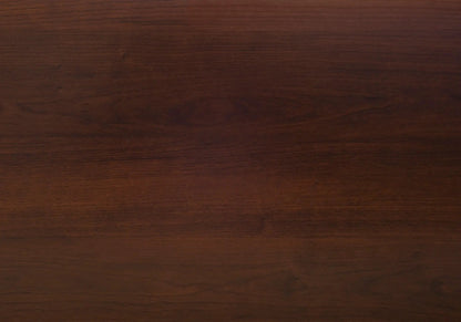 TV stand top in cherry wood finish with rich grain on Tampa Home & Garden Store