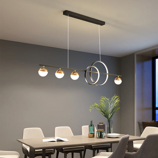 Rectangular Table Lamp Creative New Dining Room Bar Simple Modern Chandelier - Tampa Home & Garden Store