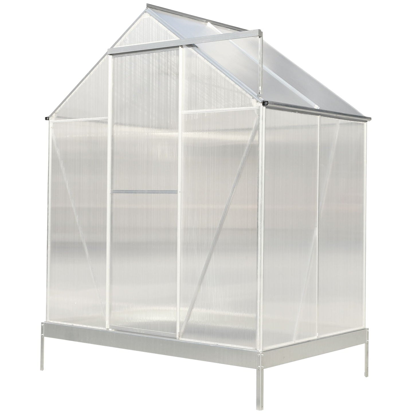 Heavy Duty Polycarbonate Greenhouse Kit and Door