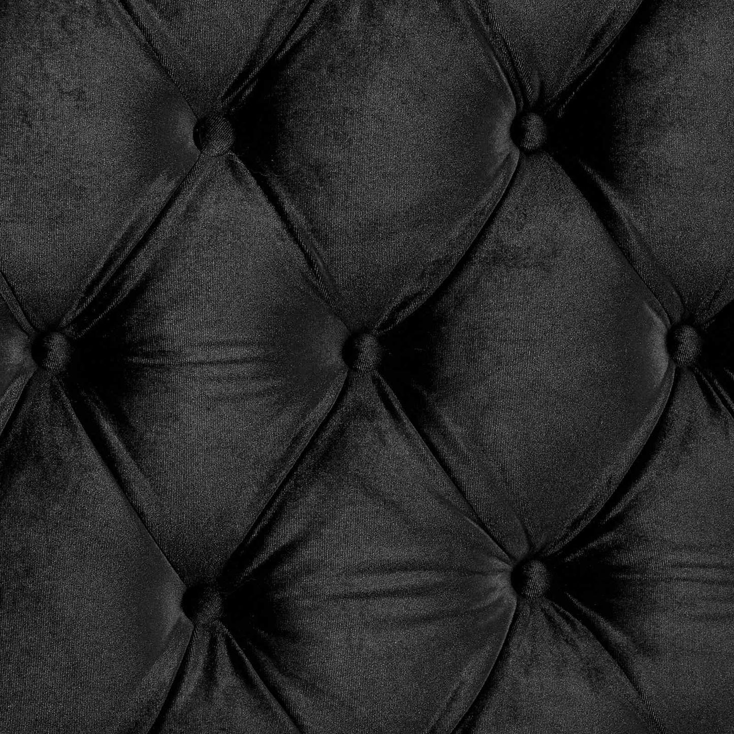 Tufted Oversized Headboard and Upholstered Bed