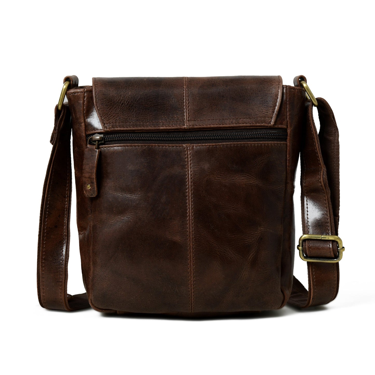 Brown Leather Crossbody Bag - Tampa Home & Garden Store
