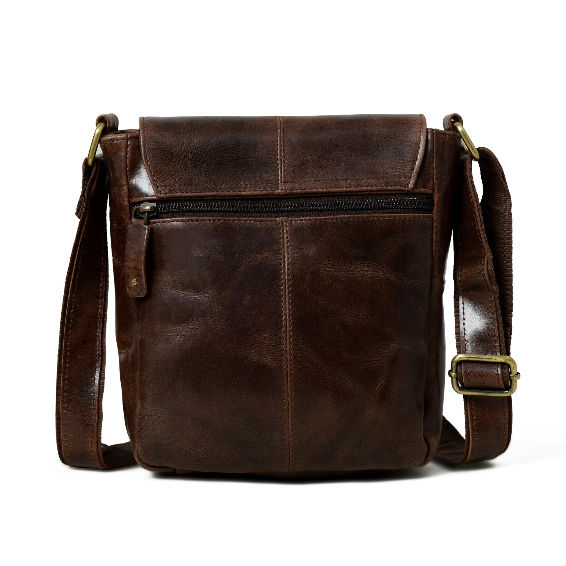 Brown Leather Crossbody Bag - Tampa Home & Garden Store
