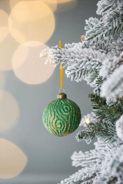 Christmas Ball Glass Ornament and Tree Decoration