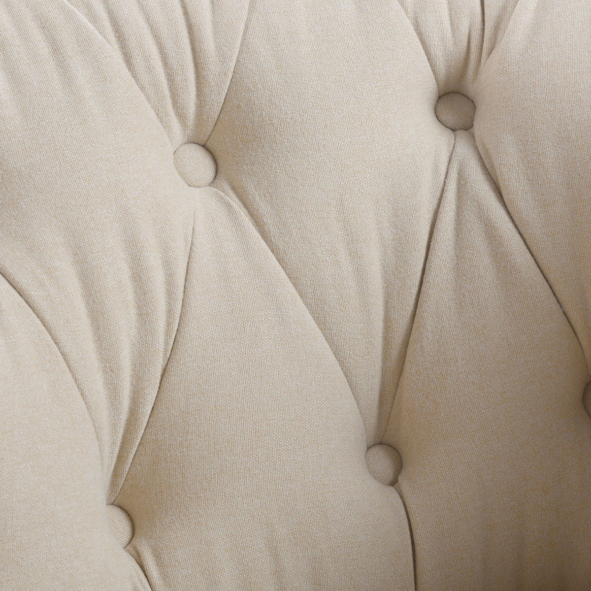 Tufted Accent Chair with Barrel Back in yellow fabric, button-tufted upholstery HouseOfZazla on Tampa Home & Garden Store