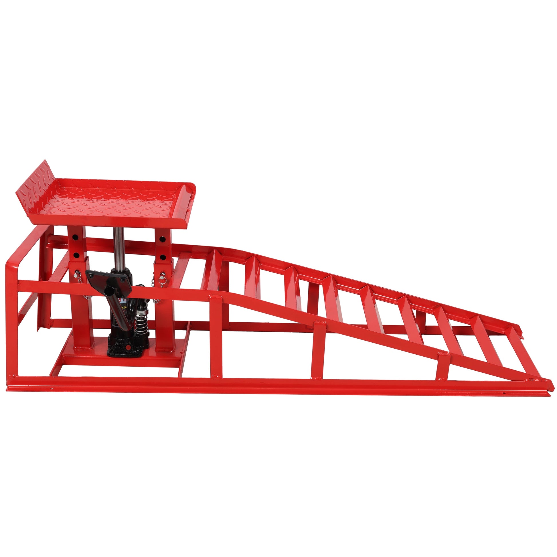 Auto Car Truck Service Ramps with Pedal, red 5-ton hydraulic lift, HouseOfZazla on Tampa Home & Garden Store
