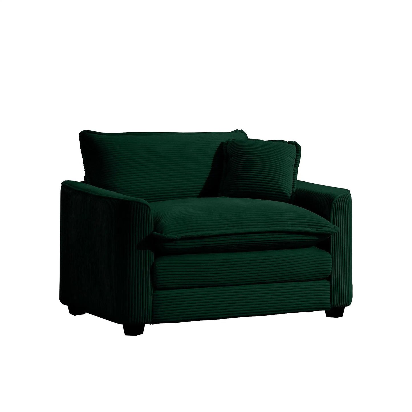 Modern Fabric Arm Chair green with pillow by Unique Piece Furniture on Tampa Home & Garden Store