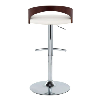 Grotto Contemporary Adjustable Barstool Swivel