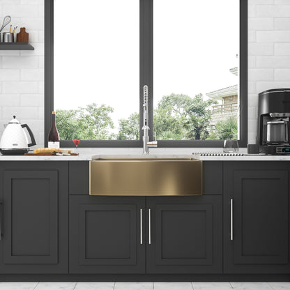 Farmhouse Apron Front Stainless Steel Sink