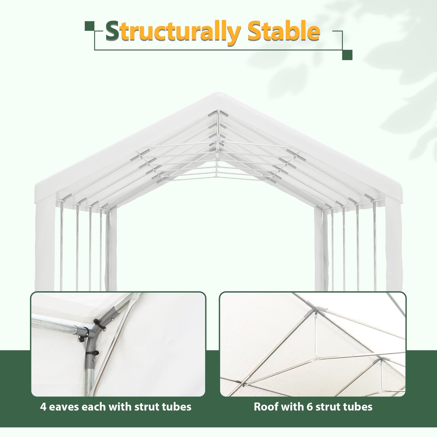 16x32 ft party tent with removable sidewalls, white steel frame by HouseOfZazla on Tampa Home & Garden Store