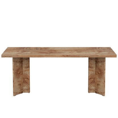 Dining table for 4–6 people by HouseOfZazla with a thick solid wood top on Tampa Home & Garden Store