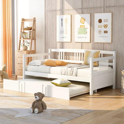Multifunctional Modern Daybed in white with under-bed storage drawers by Unique Piece Furniture on Tampa Home & Garden Store