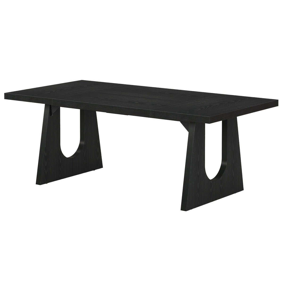 Dining Large Rectangular Kitchen & Dinner Table black wood HouseOfZazla on Tampa Home & Garden Store