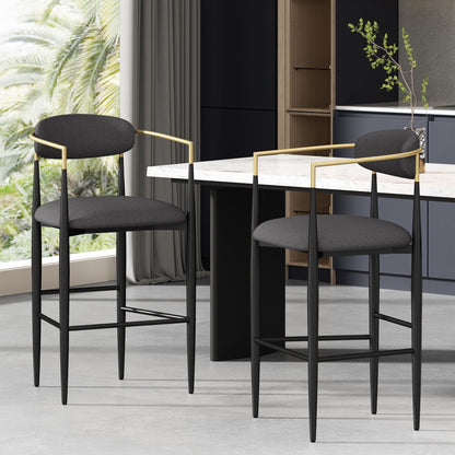 Upholstered Bar Stools for Kitchen Island Seating