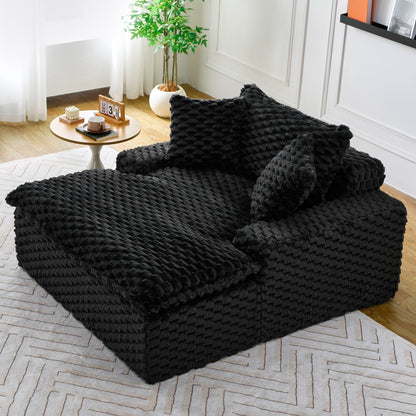 Harbor Luxury Sofa in Turtle Fleece Fabric