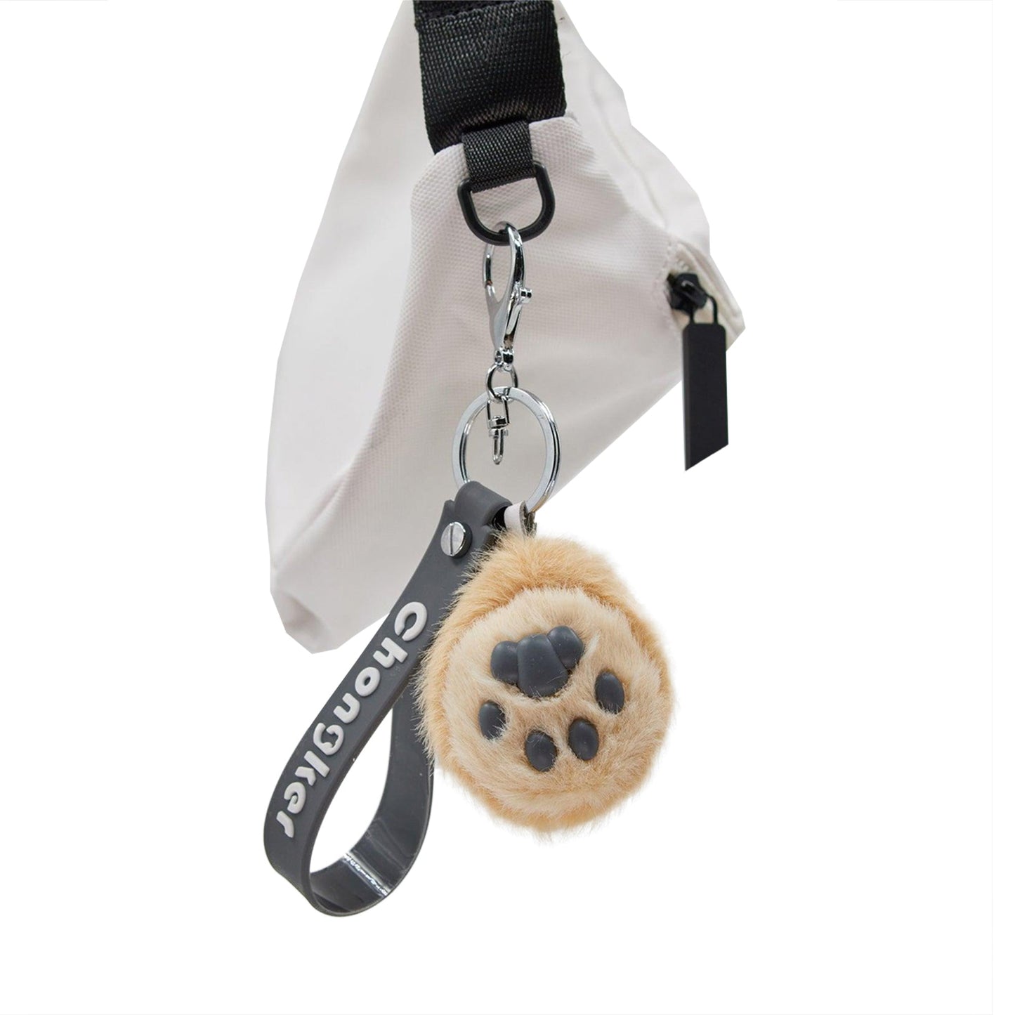 Cat Paw Keychain Plush Charm for Girls and Bags