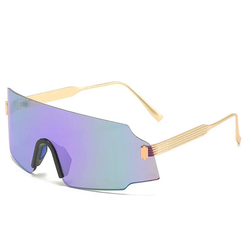 Outdoor Sports Cycling Glasses with purple mirror lens and gold frame by FLIPSTYLEZLLC on Tampa Home & Garden Store