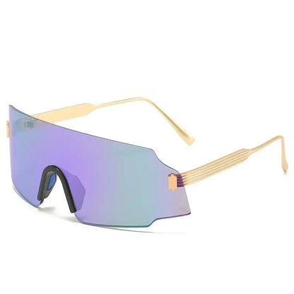 Outdoor Sports Cycling Glasses with purple mirror lens and gold frame by FLIPSTYLEZLLC on Tampa Home & Garden Store