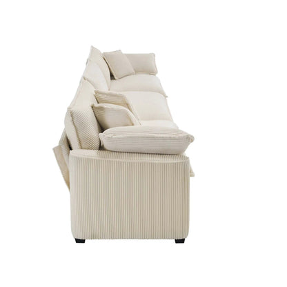 Elegant Sectional Sofa Set with Deep Seats