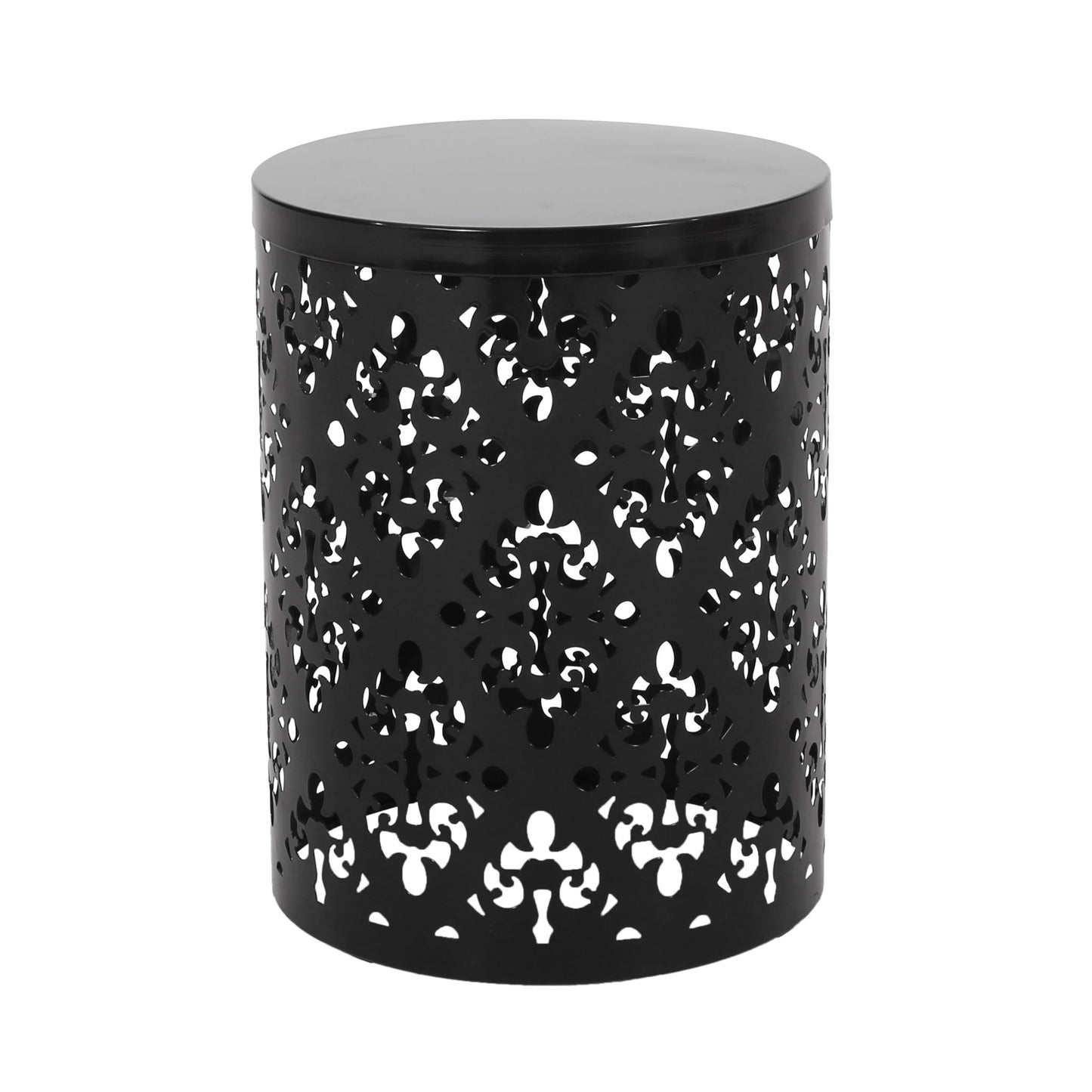 Modern Metal Outdoor End Table For The Patio