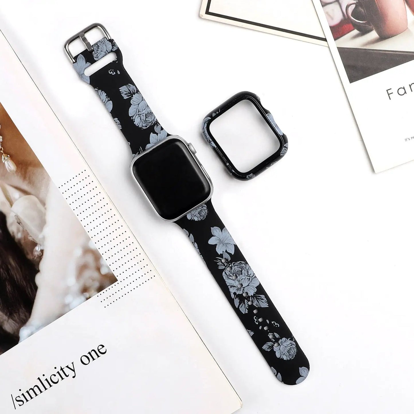Trendy Silicone Watch Strap for Apple Watch