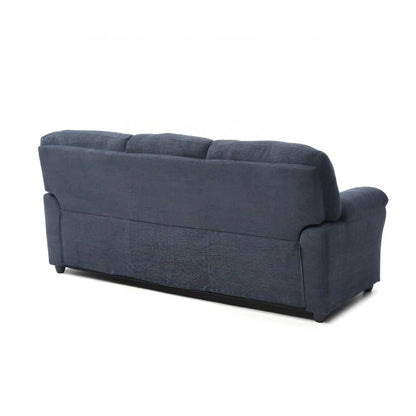 Hamilton sofa with nailhead trim, navy fabric stationary sofa by Unique Piece Furniture on Tampa Home & Garden Store