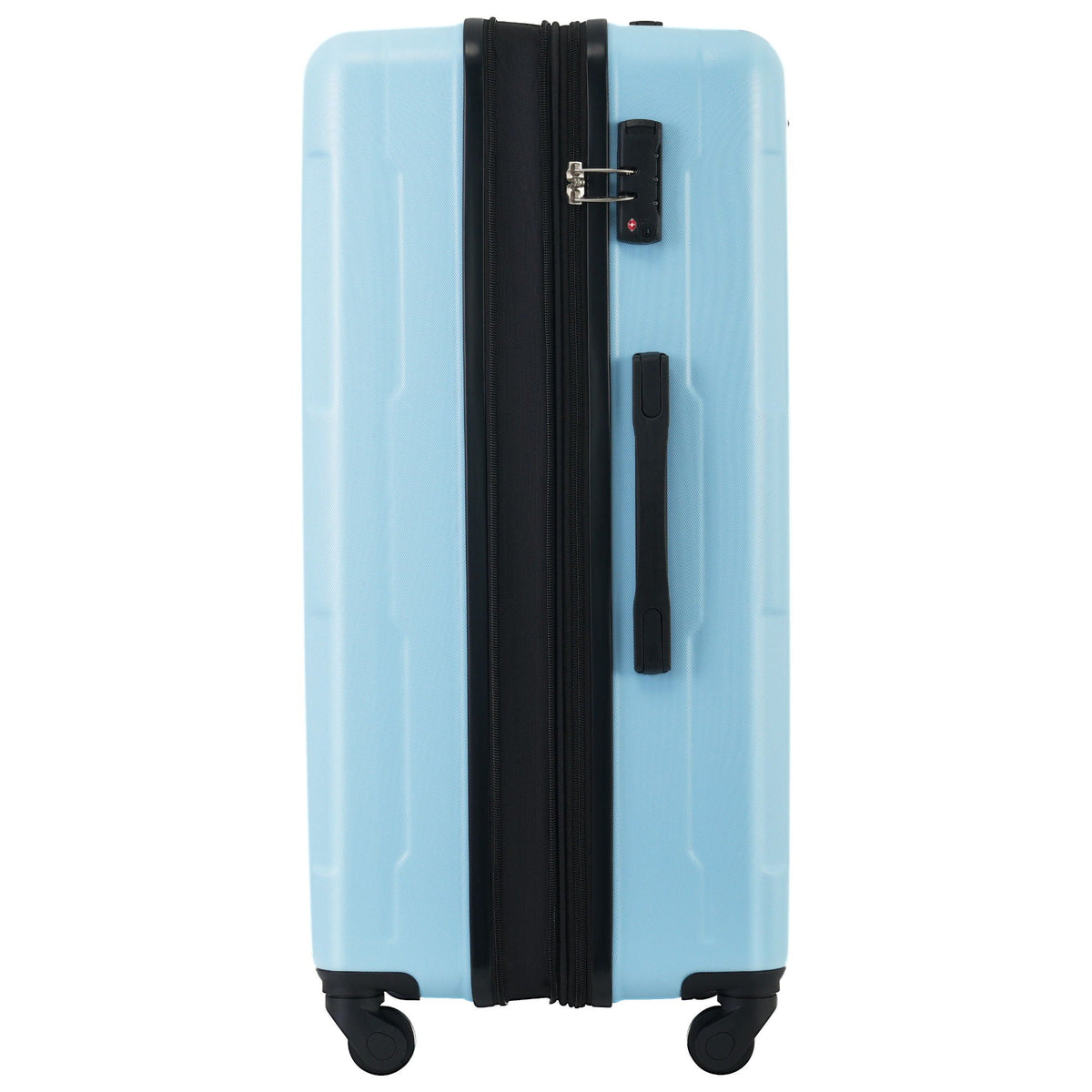 2-piece blue ABS expandable luggage set with TSA lock and spinner wheels on Tampa Home & Garden Store