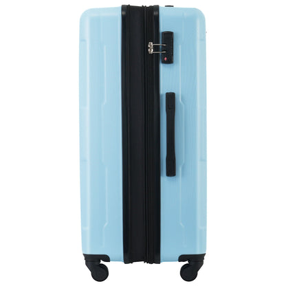 2-piece blue ABS expandable luggage set with TSA lock and spinner wheels on Tampa Home & Garden Store