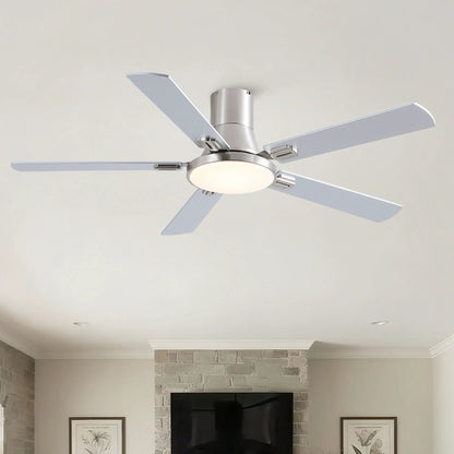 Flush mount ceiling fan with LED light remote control, 5 blades Unique Piece Furniture on Tampa Home & Garden Store