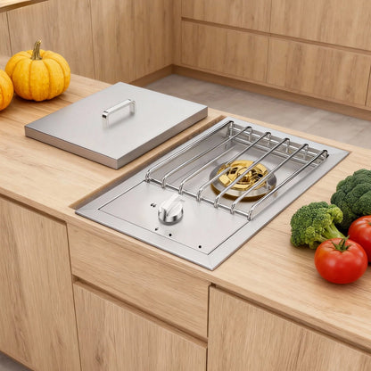 Single Grilling Side Burner For Backyards