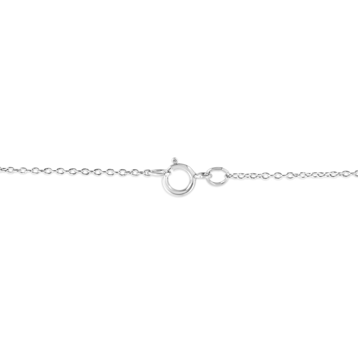 Sterling silver pave-set angel wing double-heart pendant necklace by Bids.com on Tampa Home & Garden Store