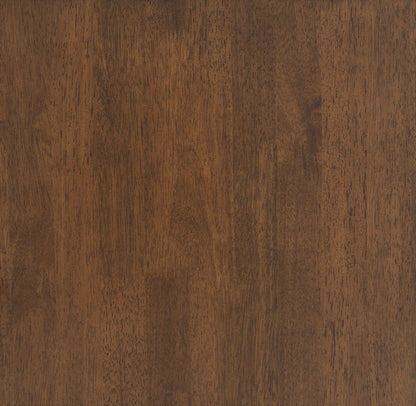 Carlos Dining Table in Solid Wood Brown Finish