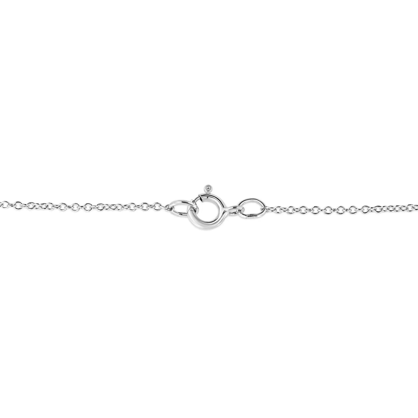 Sterling silver pave-set diamond kite pendant necklace on 18in chain by Bids.com on Tampa Home & Garden Store