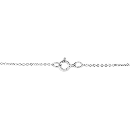 Sterling silver pave-set diamond kite pendant necklace on 18in chain by Bids.com on Tampa Home & Garden Store