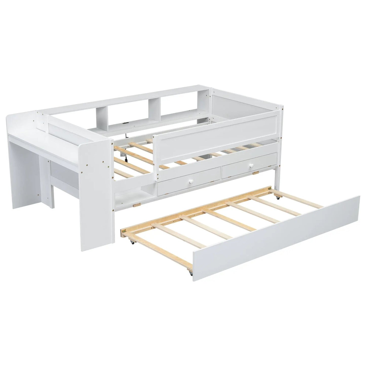 Twin daybed with drawers and trundle in white by Unique Piece Furniture on Tampa Home & Garden Store