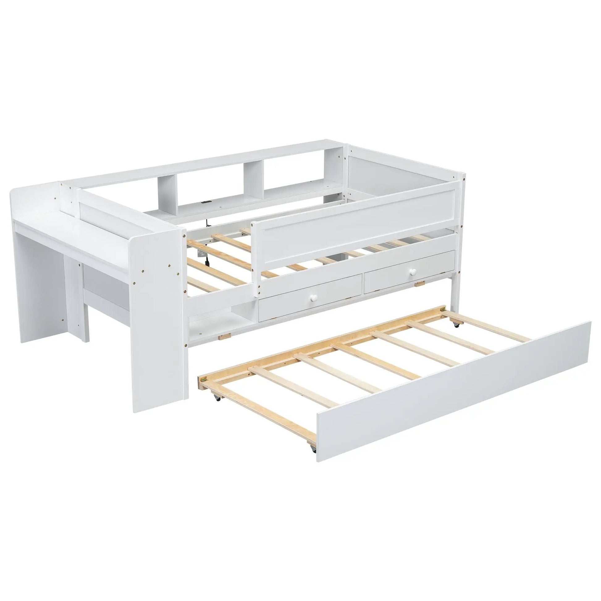 Twin daybed with drawers and trundle in white by Unique Piece Furniture on Tampa Home & Garden Store