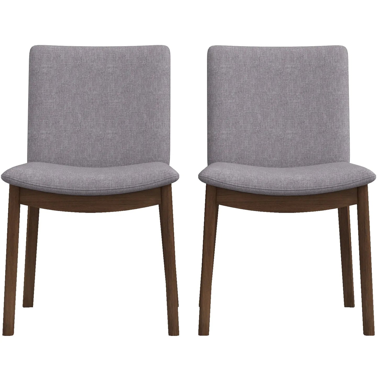 Mid Century Modern Solid Wood Dining Chair Set