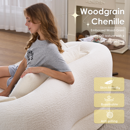 Stylish Foldable Sofa Bed and Supportive Pillows