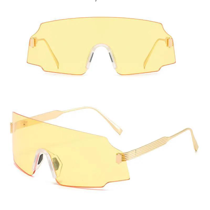 Outdoor Sports Cycling Glasses FLIPSTYLEZLLC with yellow wraparound lenses and gold temples on Tampa Home & Garden Store