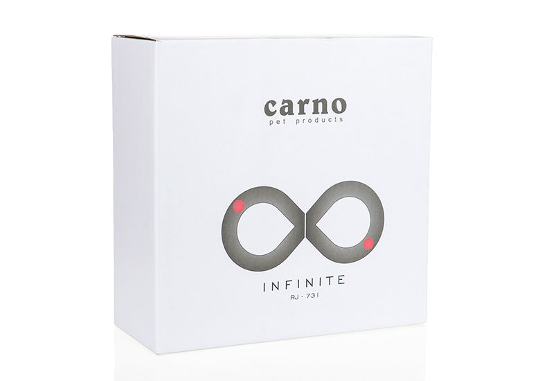 Cat toy turntable set in white box packaging with gray infinity logo by carno pet products on Tampa Home & Garden Store