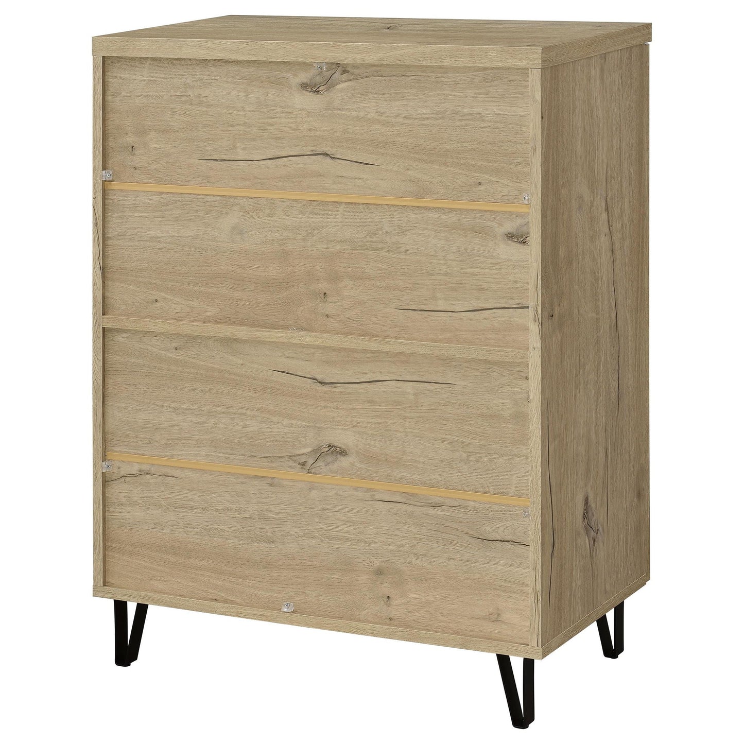 Clackamas 2-Door Storage Cabinet with Adjustable Shelves in natural oak finish, accent cabinet on Tampa Home & Garden Store