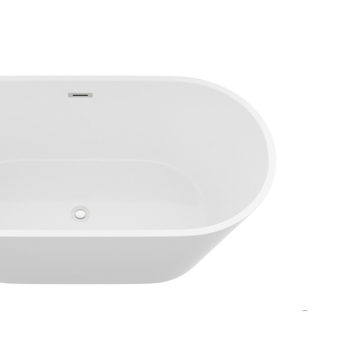 Glossy white freestanding bathtub by HouseOfZazla with drain on Tampa Home & Garden Store
