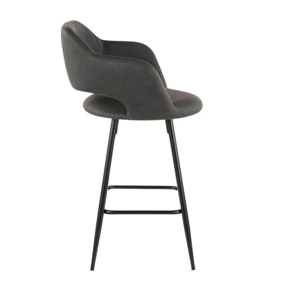 Margarite Contemporary Counter Stool Set of Two