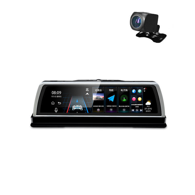 Road Detective K500 center console dash cam with full-screen touchscreen and external cam on Tampa Home & Garden Store