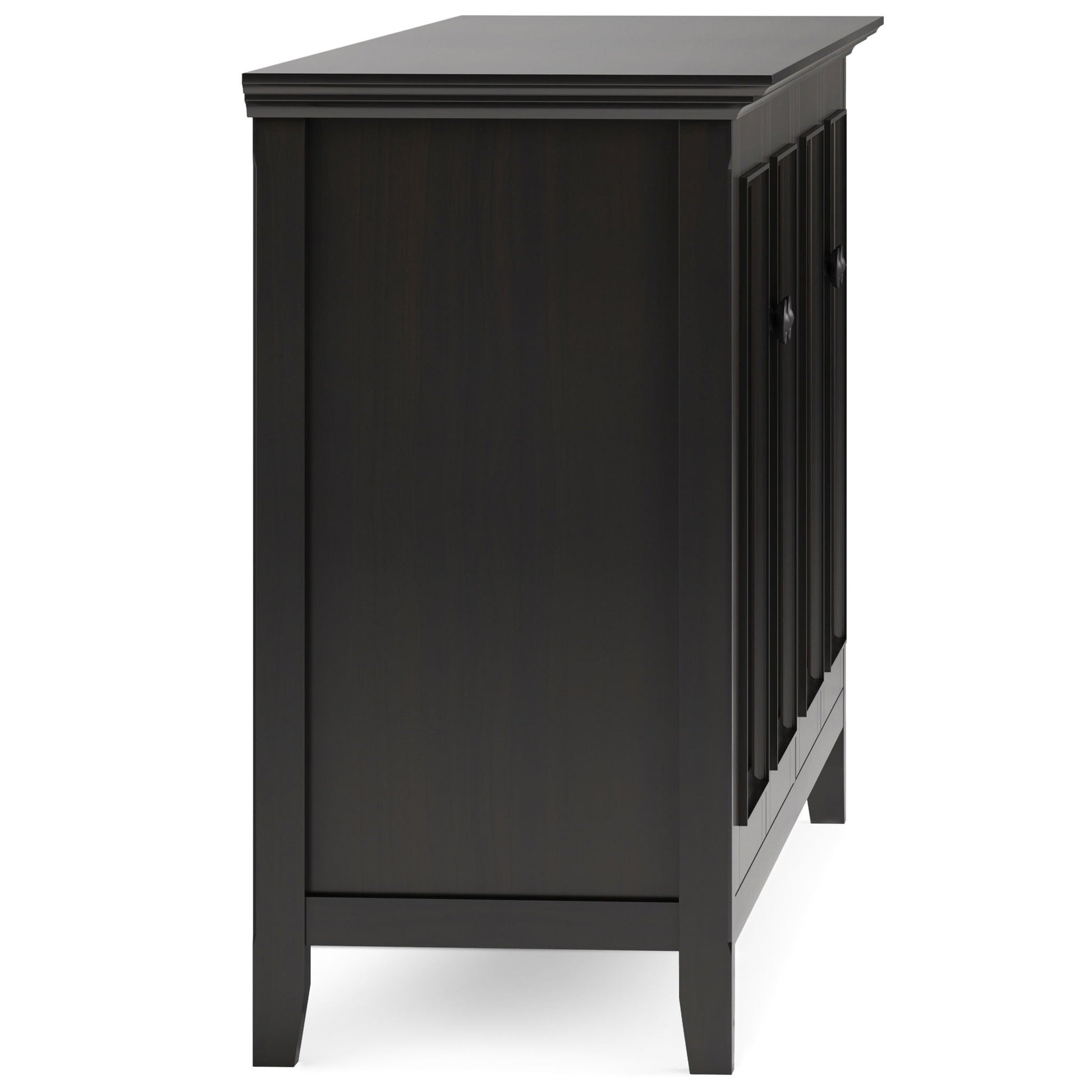 Amherst 4-Door Storage Cabinet in dark espresso finish by HouseOfZazla accent cabinet on Tampa Home & Garden Store