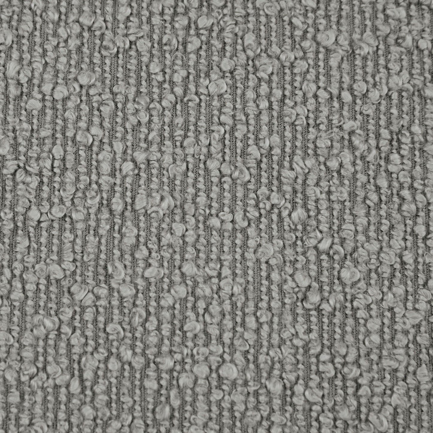 Gray loop-pile carpet close-up with thick tufted fibers on Tampa Home & Garden Store