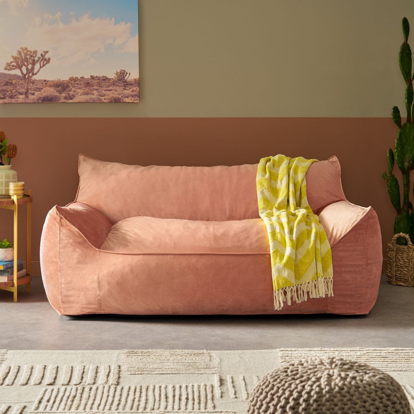 Fila Seater Bean Bag Chair with Armrests